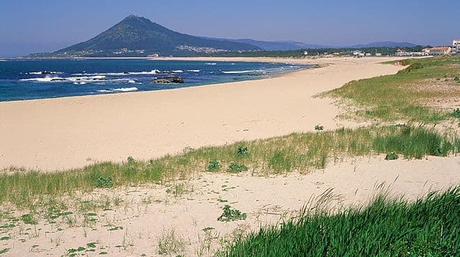 Moledo beach coastline